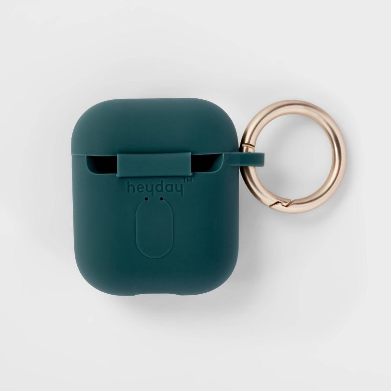 slide 3 of 3, AirPods (1/2 Generation) Recycled Silicone Case with Clip - heyday™ Rain Teal, 1 ct