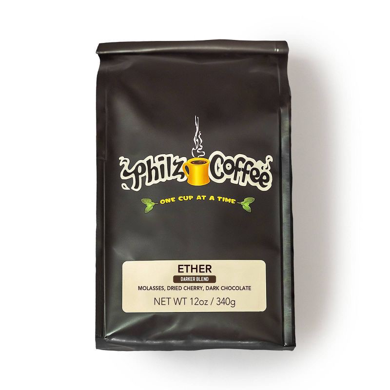 slide 1 of 4, Philz Coffee Ether Whole Bean Dark Roast Coffee - 12oz, 12 oz