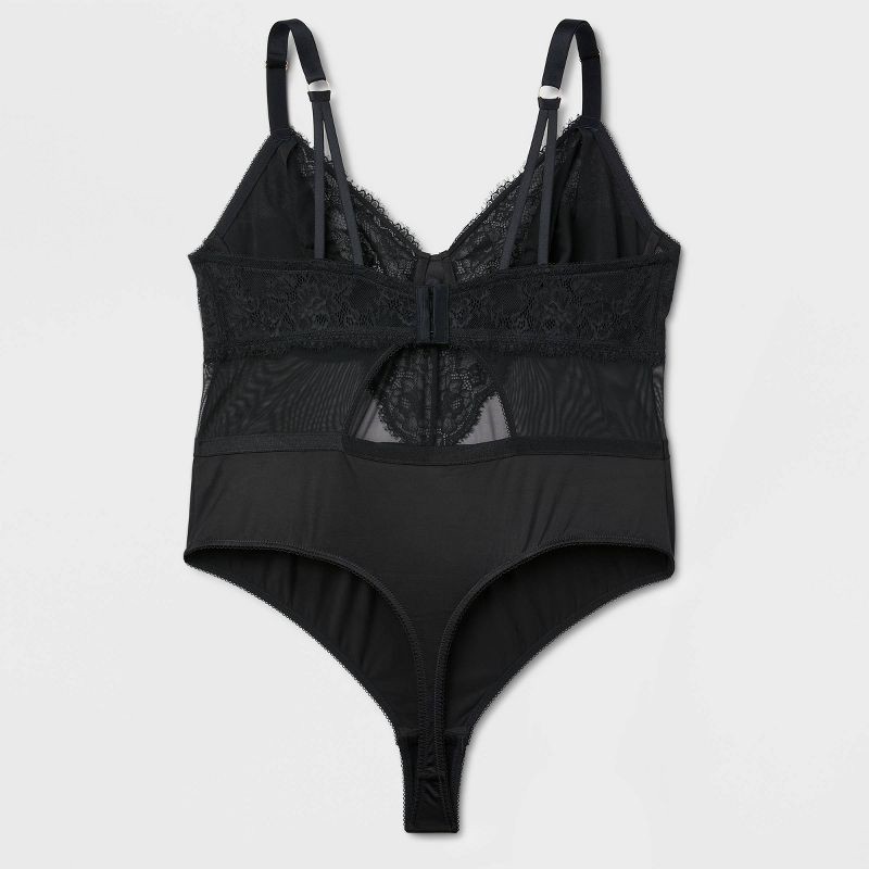 slide 5 of 5, Women's Underwire Lace Lingerie Bodysuit - Auden™ Black XXL, 1 ct