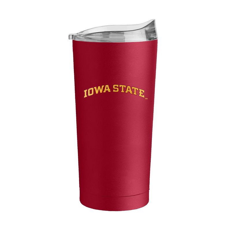 slide 2 of 2, NCAA Iowa State Cyclones 20oz Powder Coat Tumbler: Portable Drinkware, Steel & Plastic, 20 oz