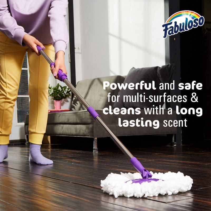 slide 4 of 12, Fabuloso Lemon Scent Multi-Purpose Cleaner - 2X Concentrated Formula Floor Cleaner - 56 fl oz, 56 fl oz