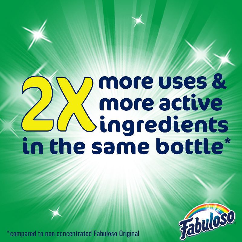 slide 4 of 9, Fabuloso Spring Fresh Scent Multi-Purpose Cleaner - 2X Concentrated Formula - 56 fl oz, 56 fl oz