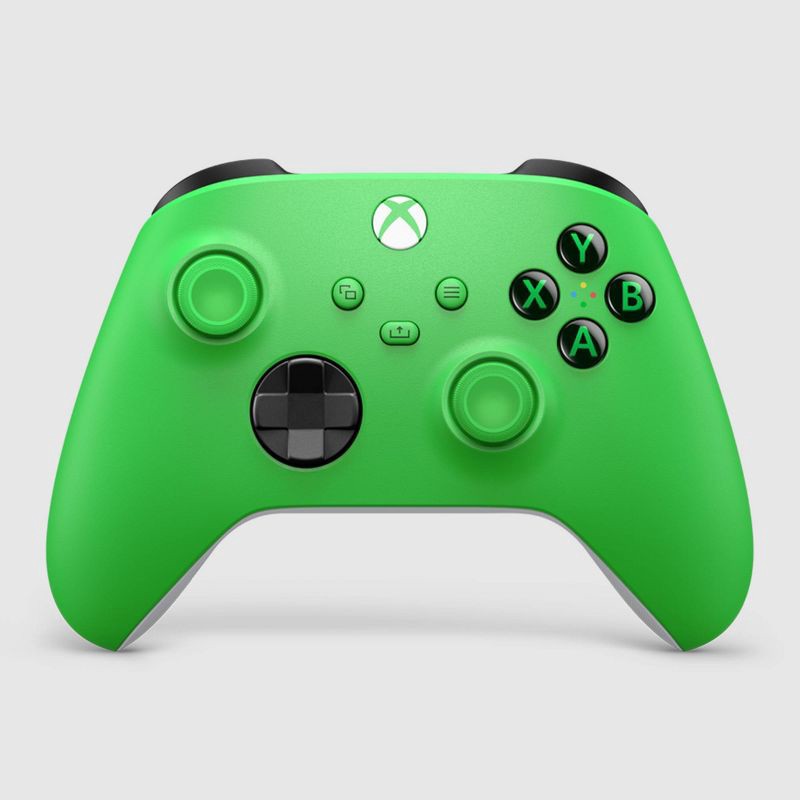 slide 1 of 7, Microsoft Xbox Series X|S Wireless Controller - Velocity Green: Bluetooth USB-C Joystick, 1 ct