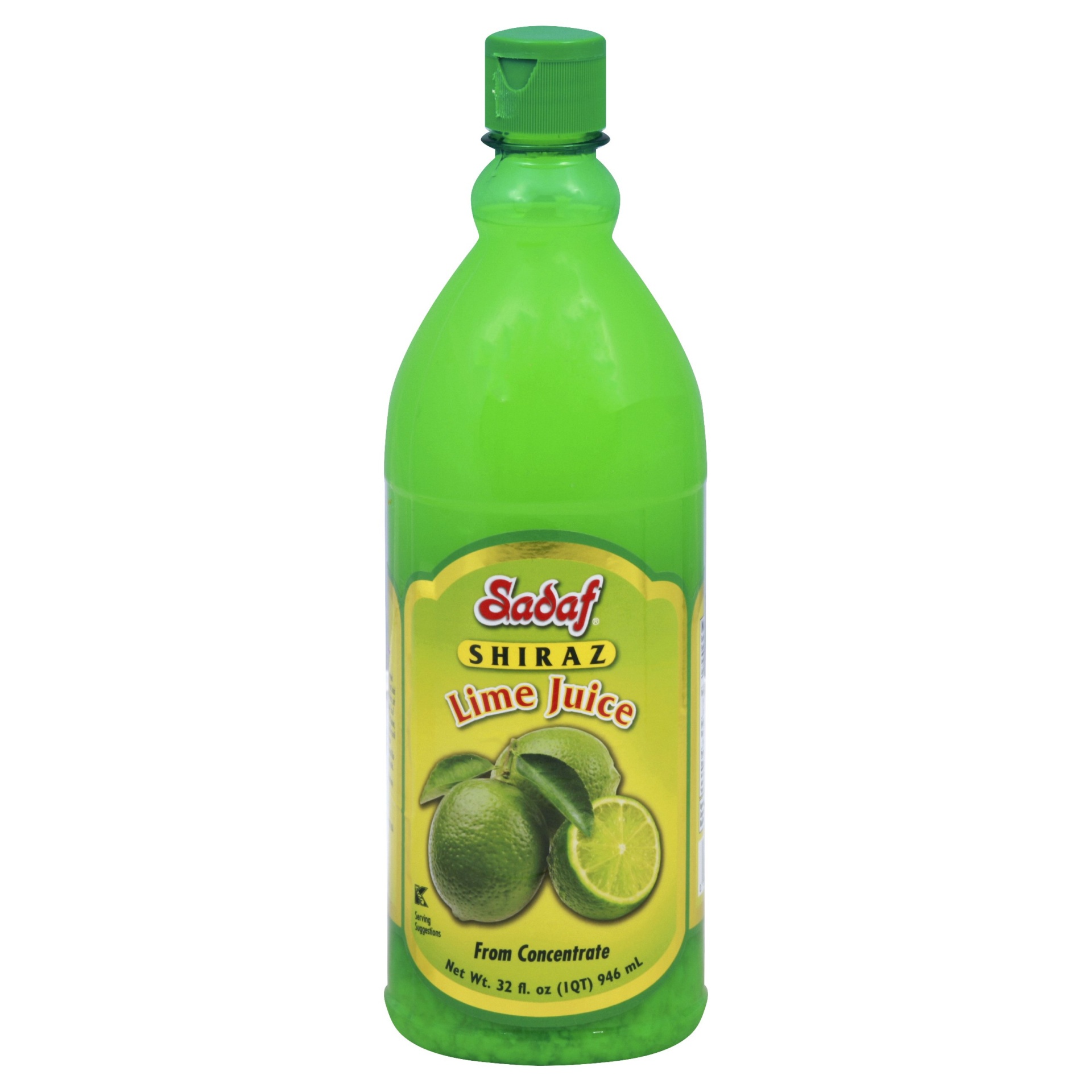 slide 1 of 3, Sadaf Lime Juice, 32 oz