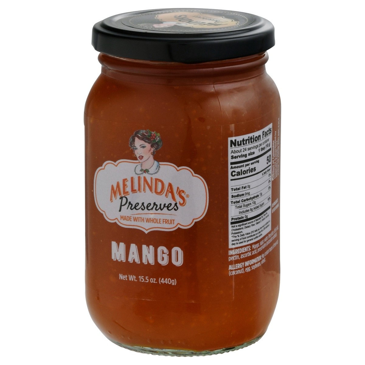 slide 3 of 9, Melinda's Wing Sauce Mango Preserves, 15.5 oz