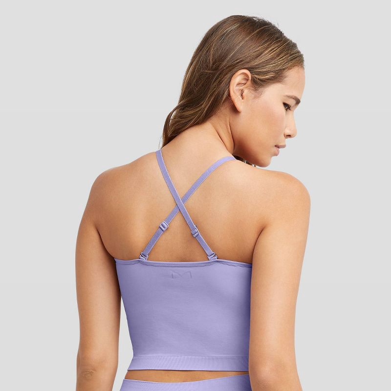 Maidenform M Women's Seamless Smoothing Cropped Cami MST002 - Vega Violet S  1 ct