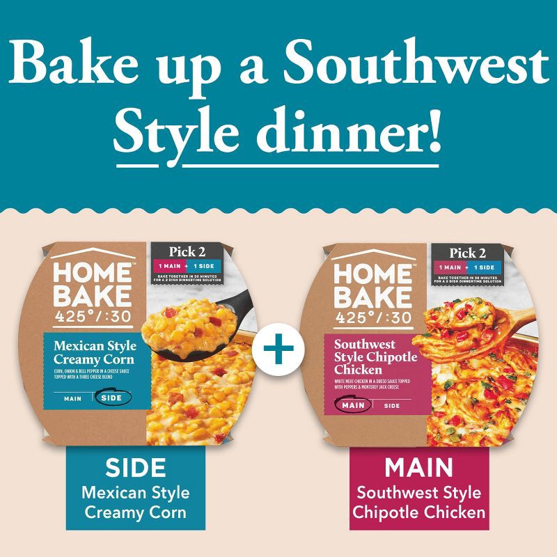 slide 4 of 8, Home Bake HomeBake Frozen Mexican Style Creamy Corn - 17.4oz, 17.4 oz