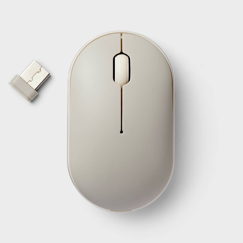 slide 1 of 5, Bluetooth Compact Mouse - heyday™ Gray: Compatible with Windows, macOS, Chrome OS, 1 ct