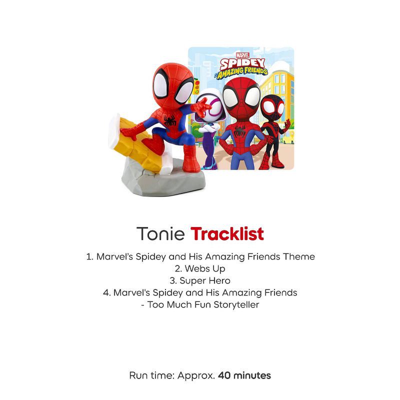 slide 6 of 7, tonies MARVEL Spidey & His Amazing Friends Spidey Tonie Figurine, 1 ct