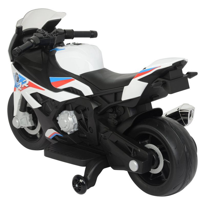 slide 8 of 12, Best Ride on Cars 12V BMW Motorcycle Powered Ride-On - White: Plastic, 3+ Years, 50 lb Capacity, 50 lb