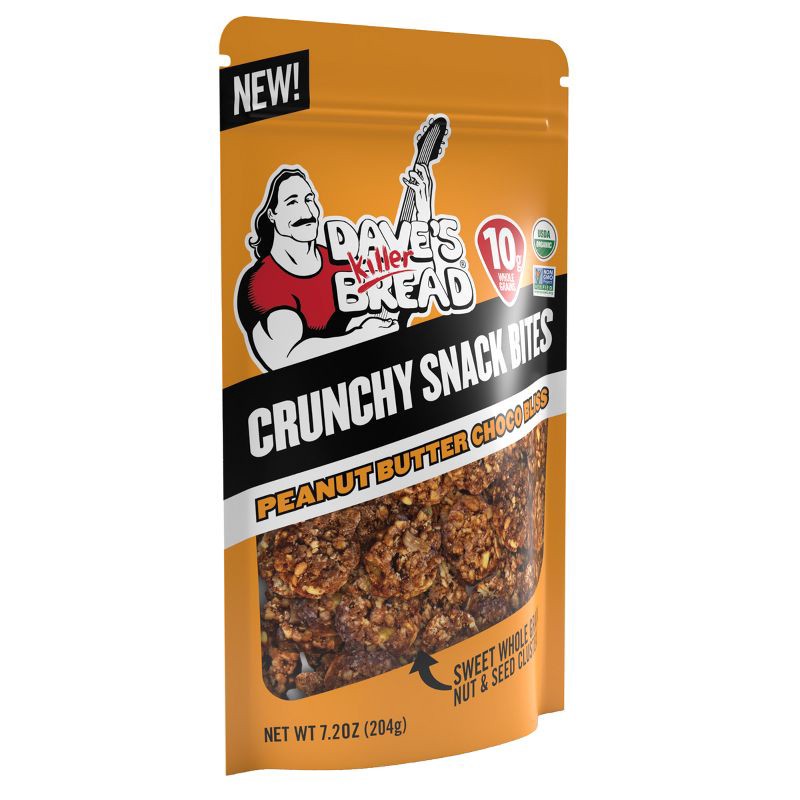 slide 6 of 11, Dave's Killer Bread Crunchy Snack Bites Peanut Butter Choco Bliss - 7.2oz, 7.2 oz