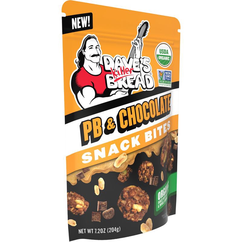 slide 7 of 11, Dave's Killer Bread Crunchy Snack Bites Peanut Butter Choco Bliss - 7.2oz, 7.2 oz