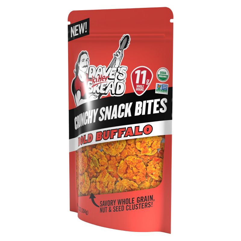 slide 4 of 9, Dave's Killer Bread Crunchy Snack Bites Bold Buffalo - 7.2oz, 7.2 oz