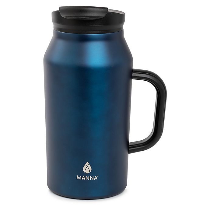 slide 1 of 1, Manna Basin Travel Mug - Blue, 40 oz