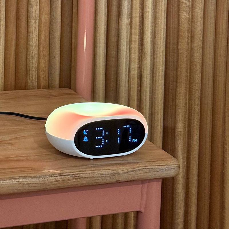 slide 2 of 5, Candy Glow Alarm Table Clock with Color Changing Nightlight - Capello, 1 ct