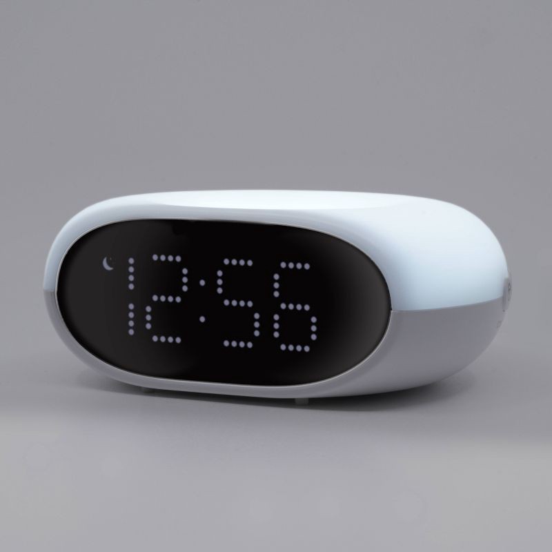 slide 5 of 5, Candy Glow Alarm Table Clock with Color Changing Nightlight - Capello, 1 ct