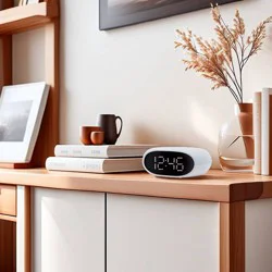 Candy Glow Alarm Table Clock with Color Changing Nightlight - Capello