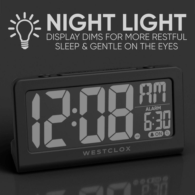 slide 5 of 5, Vibrating Bed Shaker Digital Alarm Clock - Westclox, 1 ct