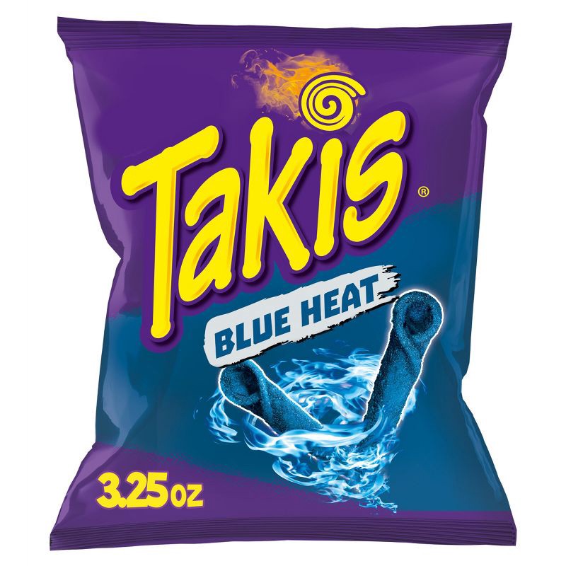 slide 1 of 9, Takis Blue Heat Tortilla Chips - 3.25oz, 3.25 oz