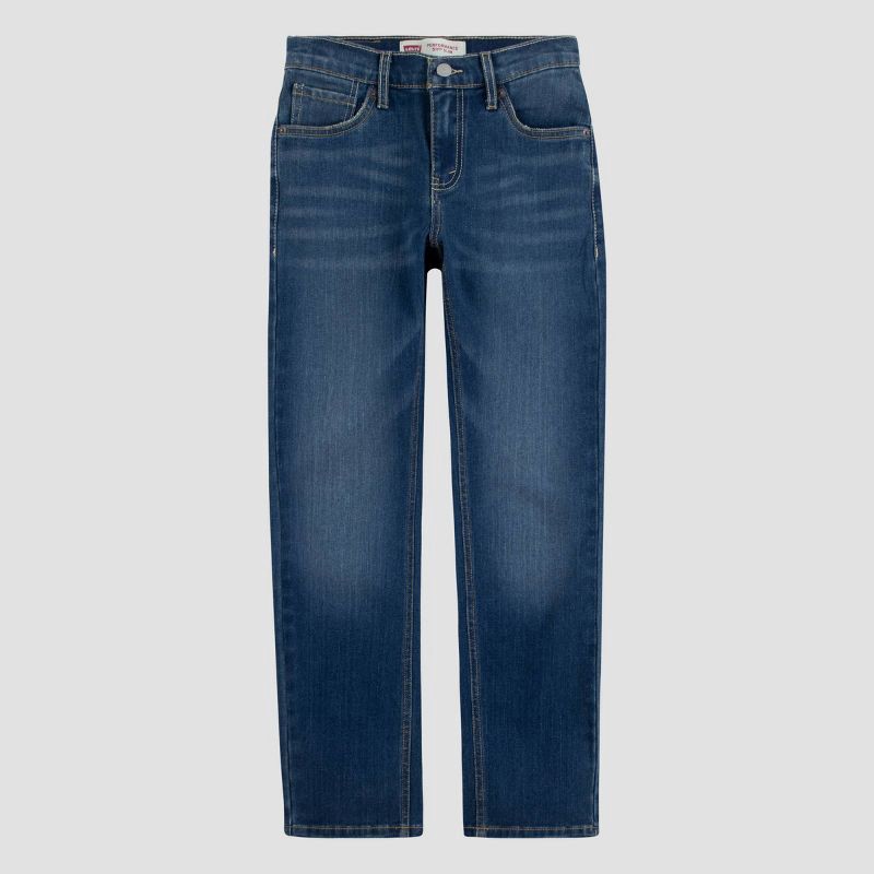 slide 8 of 12, Levi's® Boys' 511 Slim Fit Performance Jeans - Dark Wash 6: Mid Rise Denim, Stretch Fabric, 1 ct