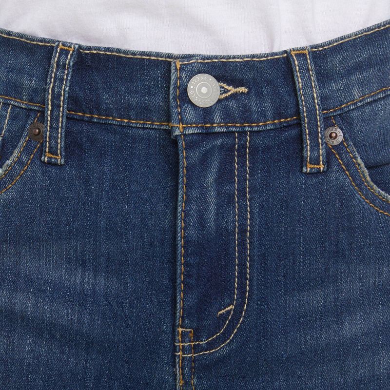 slide 9 of 12, Levi's® Boys' 511 Slim Fit Performance Jeans - Dark Wash 14: Midweight Denim, Stretch, Mid Rise, Fly Button & Zipper, 1 ct