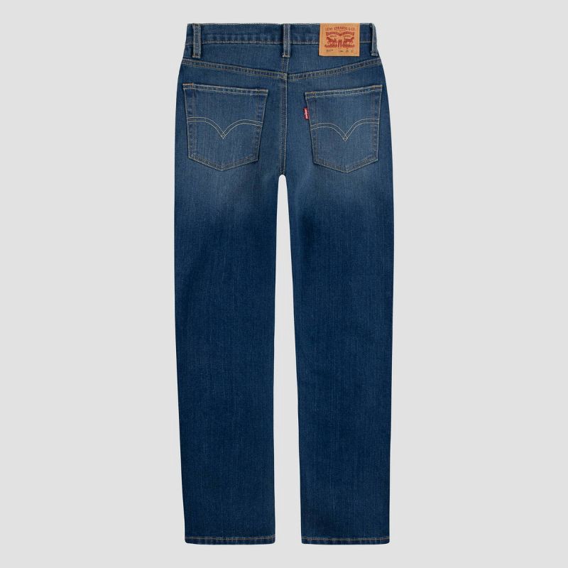 slide 3 of 12, Levi's® Boys' 511 Slim Fit Performance Jeans - Dark Wash 14: Midweight Denim, Stretch, Mid Rise, Fly Button & Zipper, 1 ct