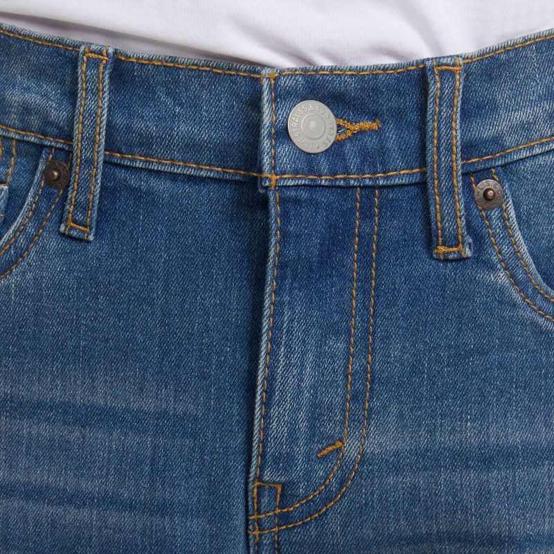 slide 4 of 11, Levi's® Boys' 511 Slim Fit Performance Jeans - Medium Wash 18: Midweight Knit, Stretch, Mid Rise, 1 ct