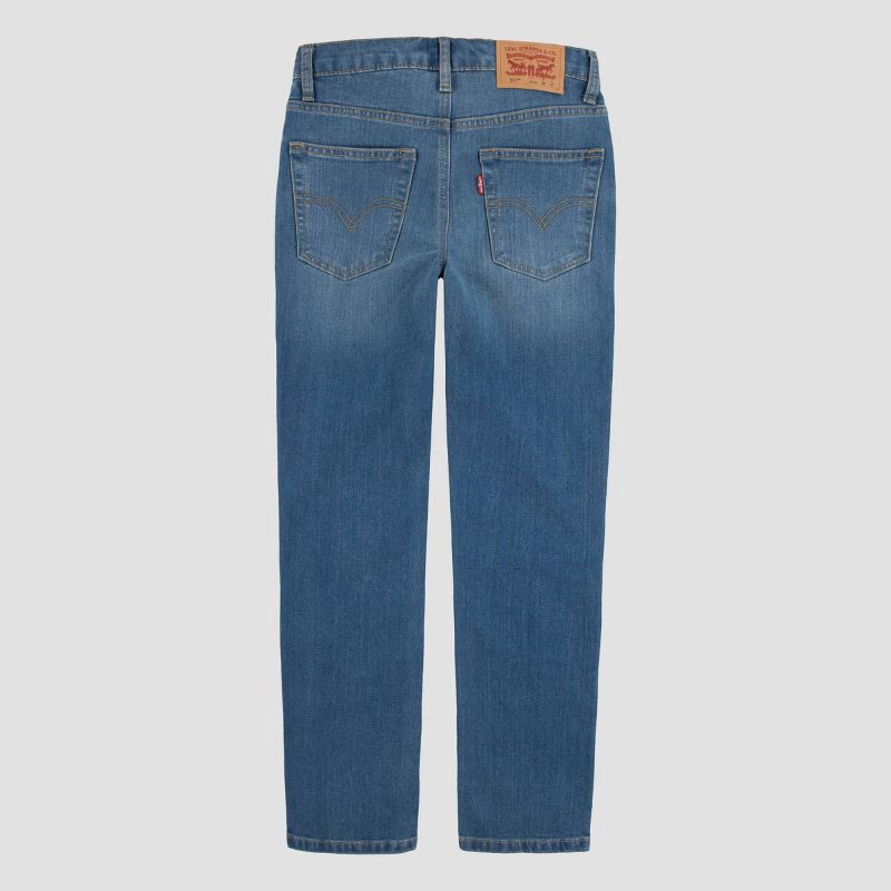 slide 11 of 11, Levi's® Boys' 511 Slim Fit Performance Jeans - Medium Wash 18: Midweight Knit, Stretch, Mid Rise, 1 ct