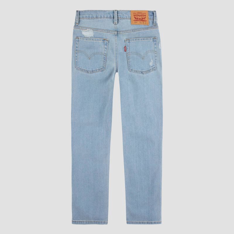 slide 7 of 15, Levi's® Boys' 511 Slim Fit Performance Jeans - Light Wash 16: Midweight Knit, Stretch, Mid Rise, 1 ct