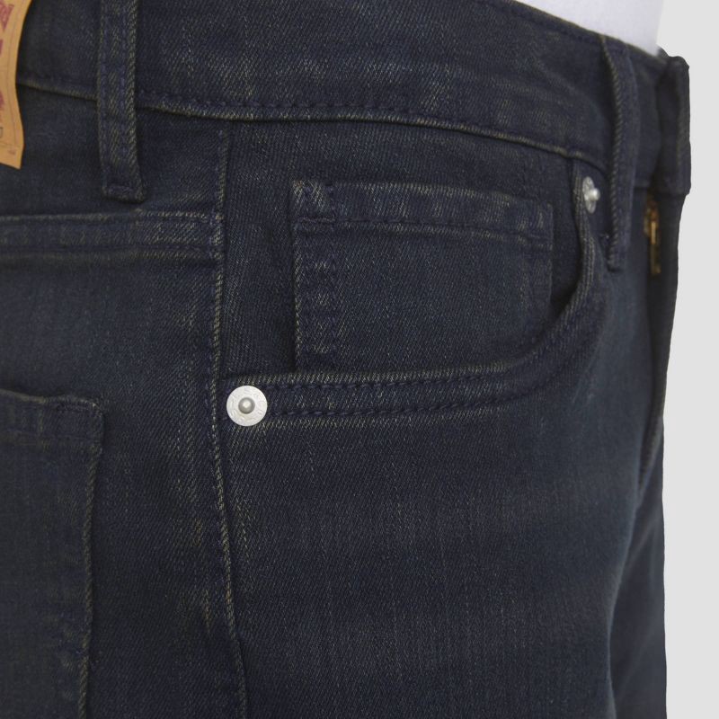 slide 2 of 9, Levi's® Boys' 514 Straight Fit Performance Jeans - Navy Blue 5: Midweight, Stretch, Knit, Fly Button, 1 ct
