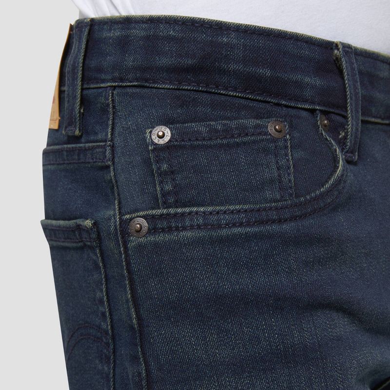 slide 8 of 9, Levi's® Boys' 514 Straight Fit Performance Jeans - Navy Blue 8: Midweight Knit, Stretch, Fly Button Closure, 1 ct