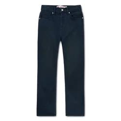 Levi's® Boys' 514 Straight Fit Performance Jeans - Navy Blue 8: Midweight Knit, Stretch, Fly Button Closure