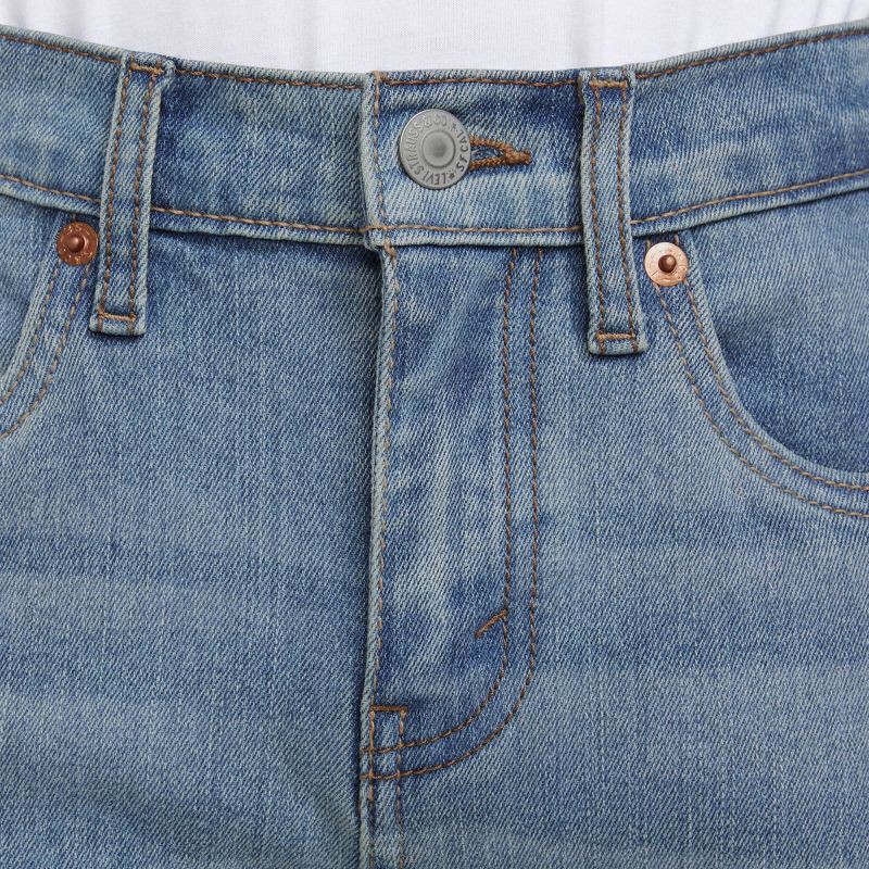 slide 5 of 6, Levi's® Boys' 514 Straight Fit Performance Jeans - Light Wash 10: Midweight Denim, Stretch, Mid Rise, Machine Washable, 1 ct