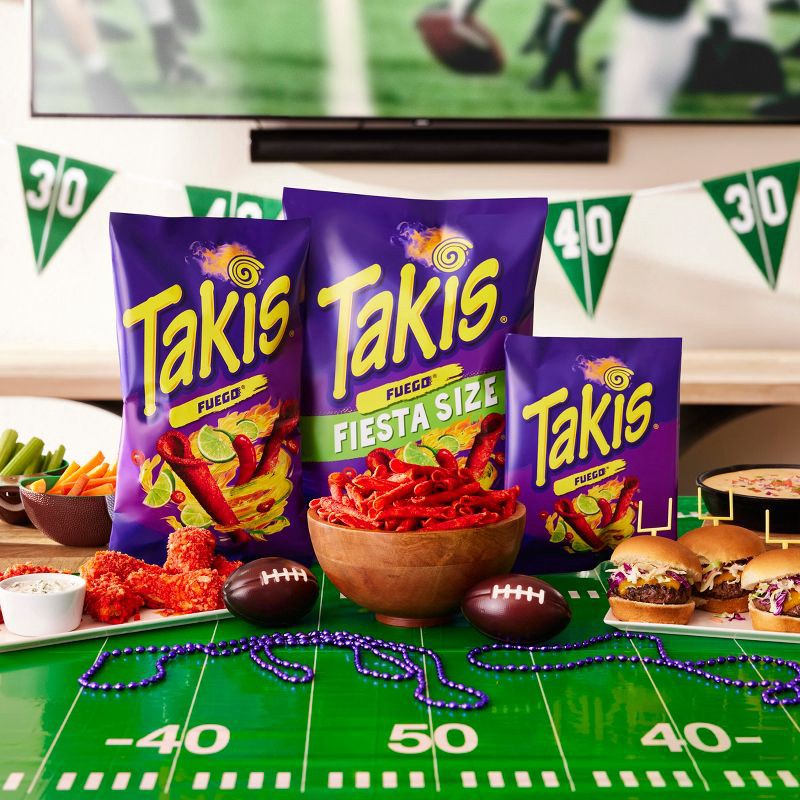 slide 4 of 9, Takis Fuego Tortilla Chips Fiesta Size Bag - 17oz, 17 oz