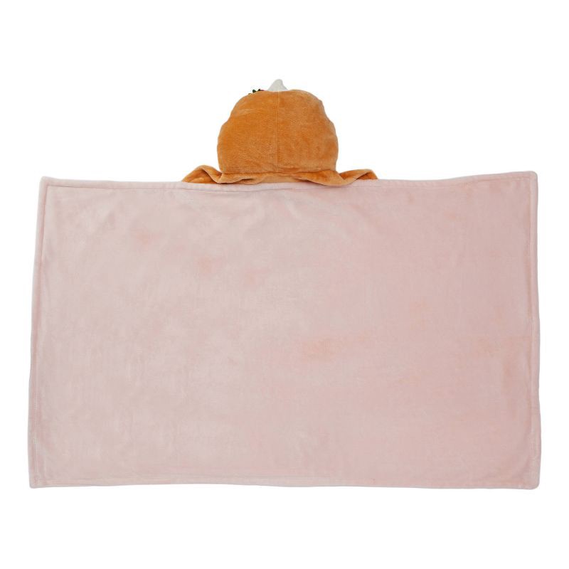 slide 3 of 5, Squishmallows Kids' Hooded Blanket Sawtelle the Strawberry Pancakes, 1 ct