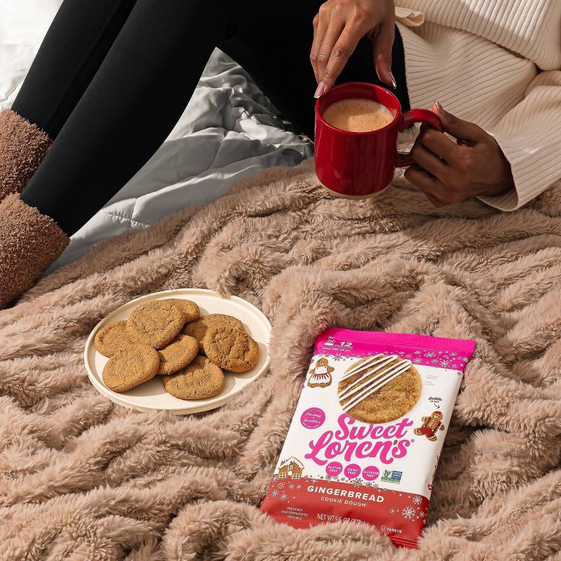 slide 6 of 9, Sweet Loren's Gluten Free Vegan Gingerbread Cookie Dough - 9.6oz/12ct, 12 ct; 9.6 oz