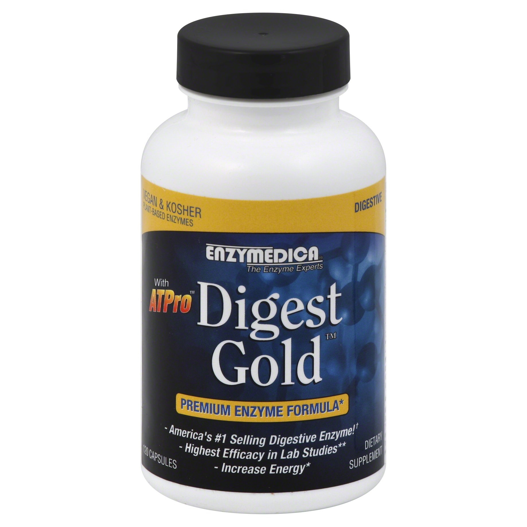 slide 1 of 2, Enzymedica Digest Gold Most Advanced Enzyme Formula, 120 ct