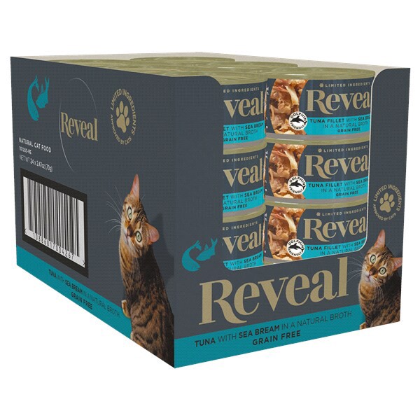 slide 16 of 29, Reveal Tuna Fillet with Sea Bream, 2.47 oz