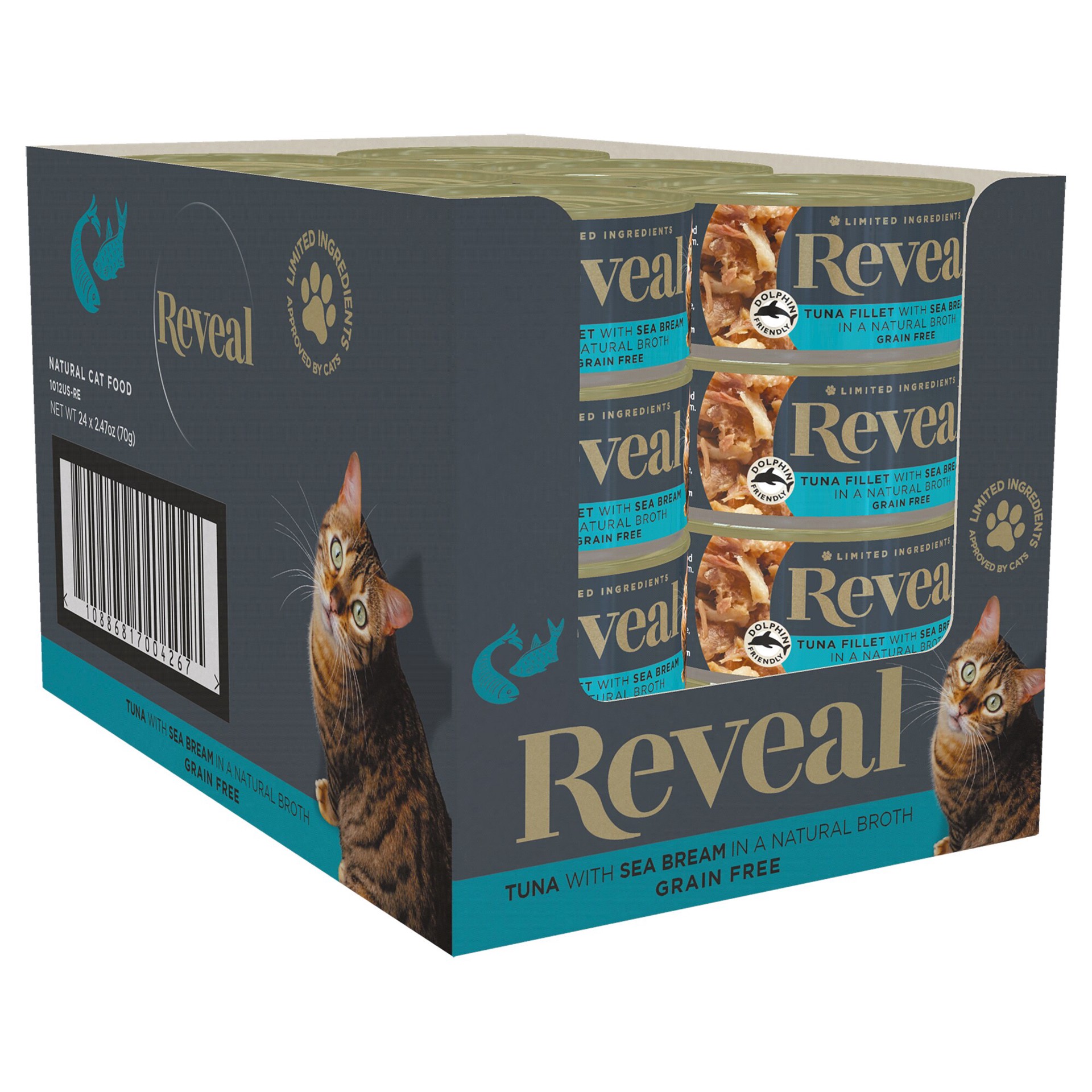 slide 17 of 29, Reveal Tuna Fillet with Sea Bream, 2.47 oz