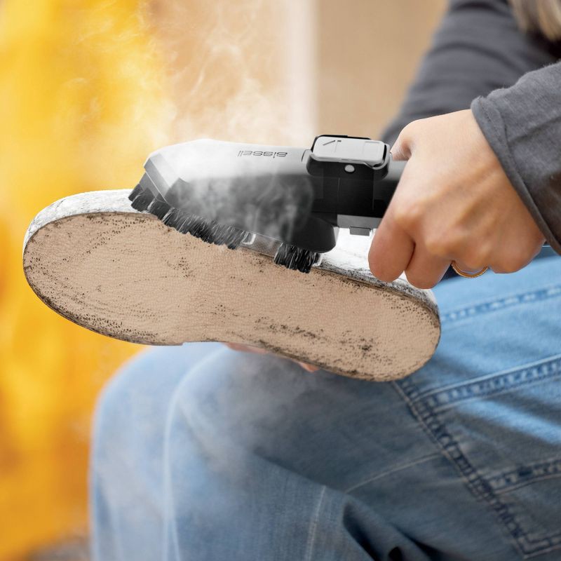 slide 3 of 8, BISSELL Little Green HydroSteam Pet 3605 3" Cleaning Path Black: Portable Carpet Cleaner, Heated Cleaning, Pet Hair Pick Up, 64 oz Tank, 64 oz