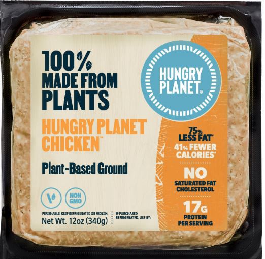 slide 1 of 1, Hungry Planet Ground Chicken, 12 oz