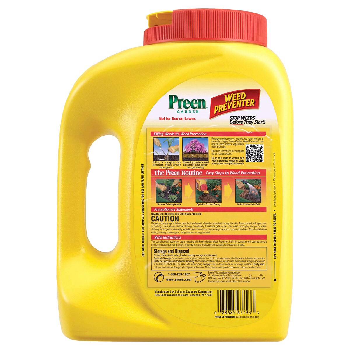 slide 2 of 2, Preen Garden Weed Preventer 5.6lb, 5.6 lb