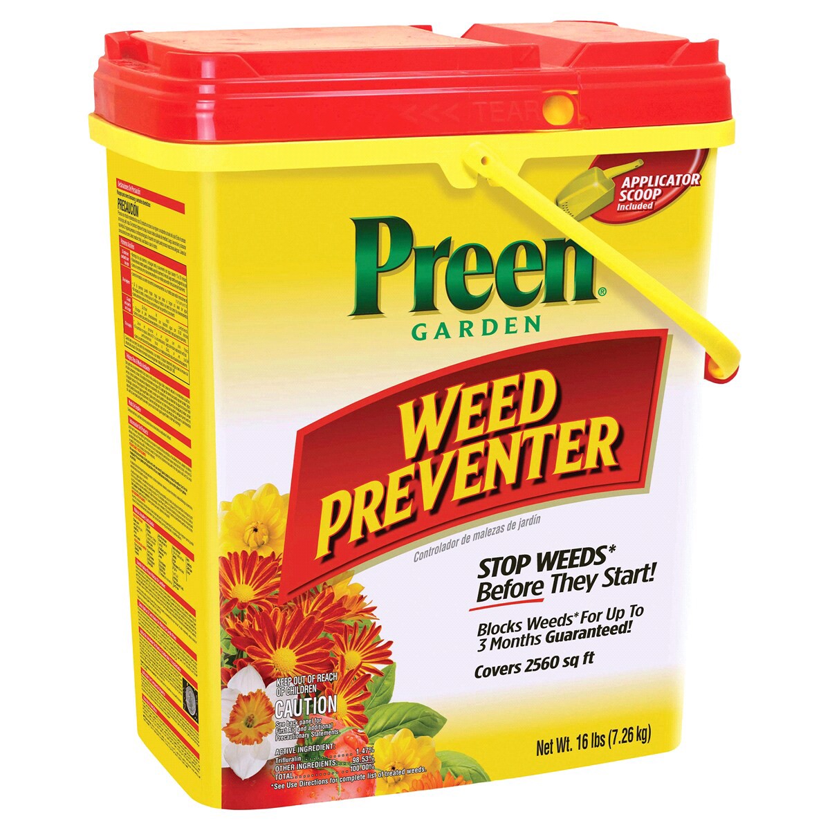 slide 1 of 2, Preen Garden Weed Preventer, 16 lb