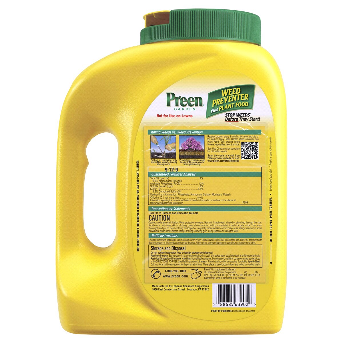 slide 2 of 2, Preen Garden Weed Preventer Plus Plant Food, 5.625 lb