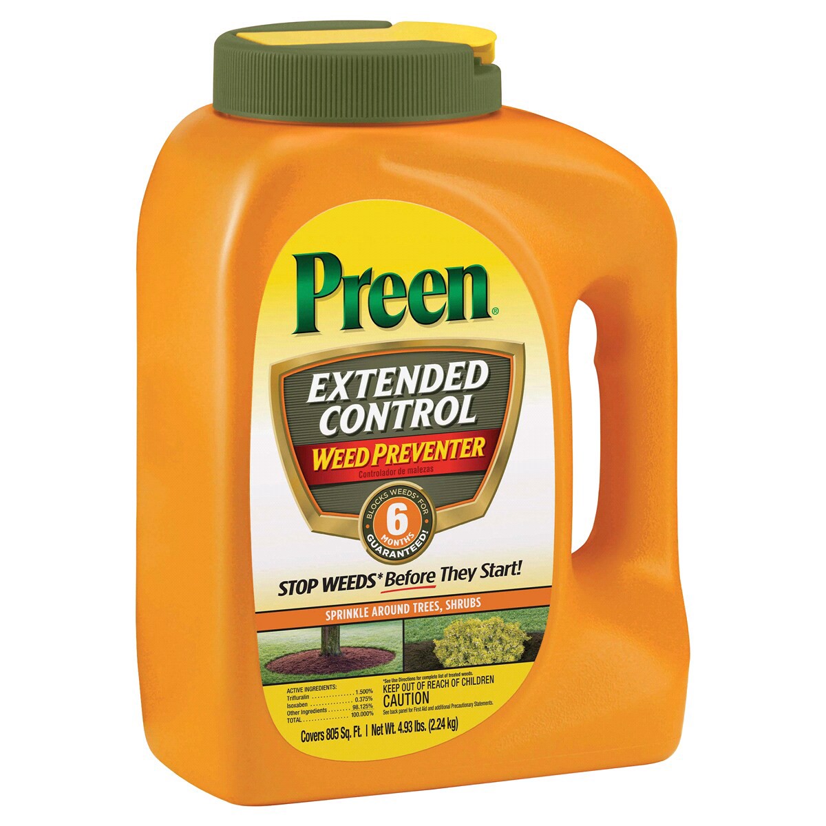 slide 1 of 2, Preen Extended Control Weed Preventer, 1 ct