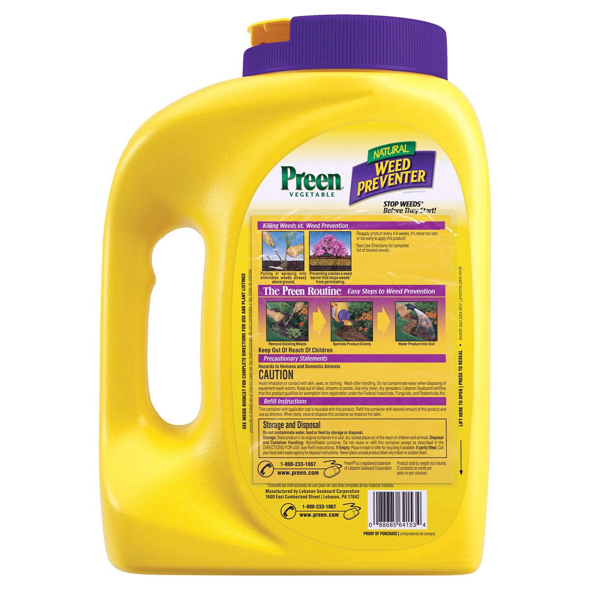 slide 2 of 2, Preen Vegetable Garden Natural Weed Preventer, 5 lb