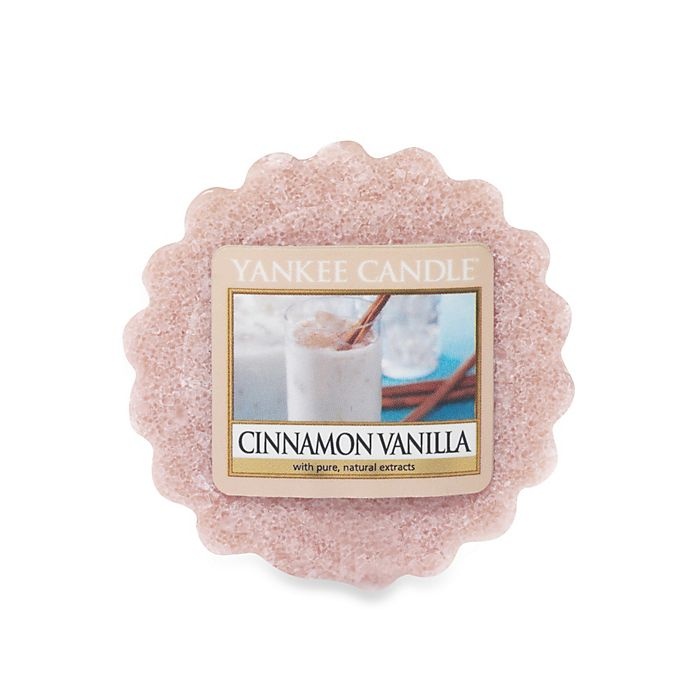 slide 1 of 1, Yankee Candle Cinnamon Vanilla Tarts Wax Melt, 1 ct