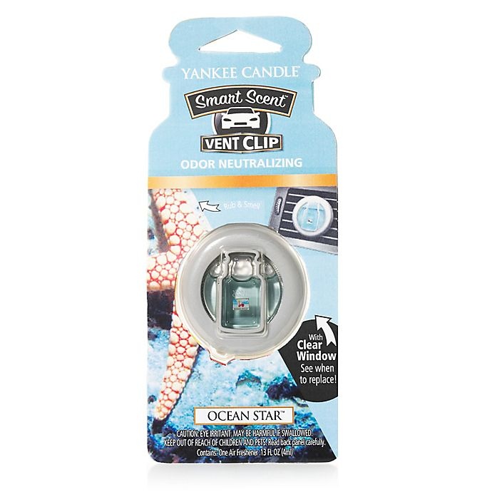 slide 1 of 1, Yankee Candle Smart Scent Ocean Star Vent Clip, 1 ct