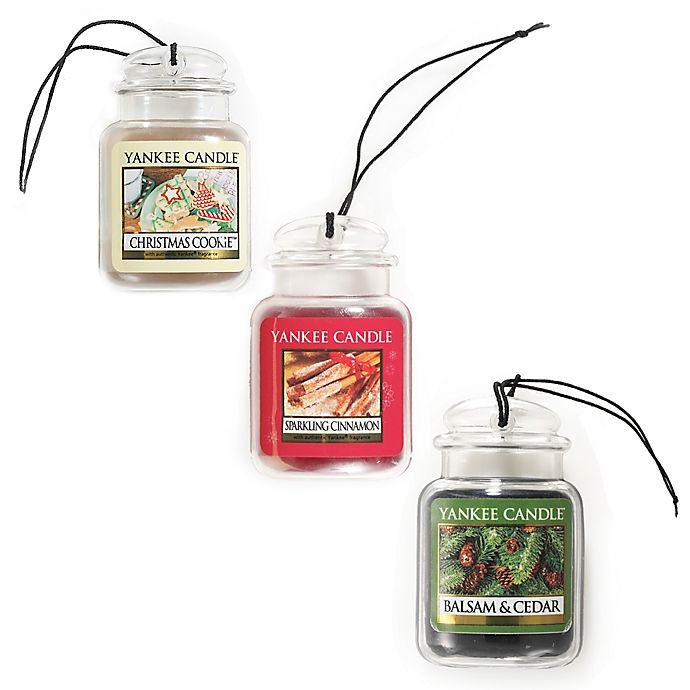 slide 1 of 4, Yankee Candle Merry Christmas Ultimate Car Jar (Assorted, 3 ct