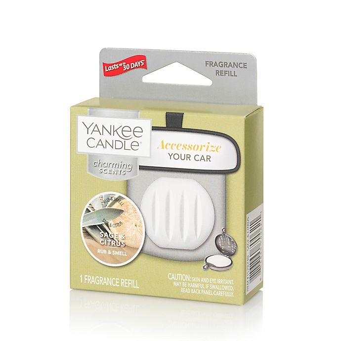 slide 3 of 4, Yankee Candle Charming Scents Sage and Citrus Car Air Freshener Refill, 1 ct